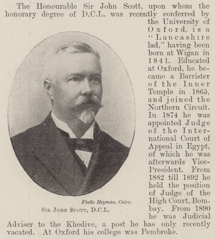 Sir John Scott, DCL av English Photographer