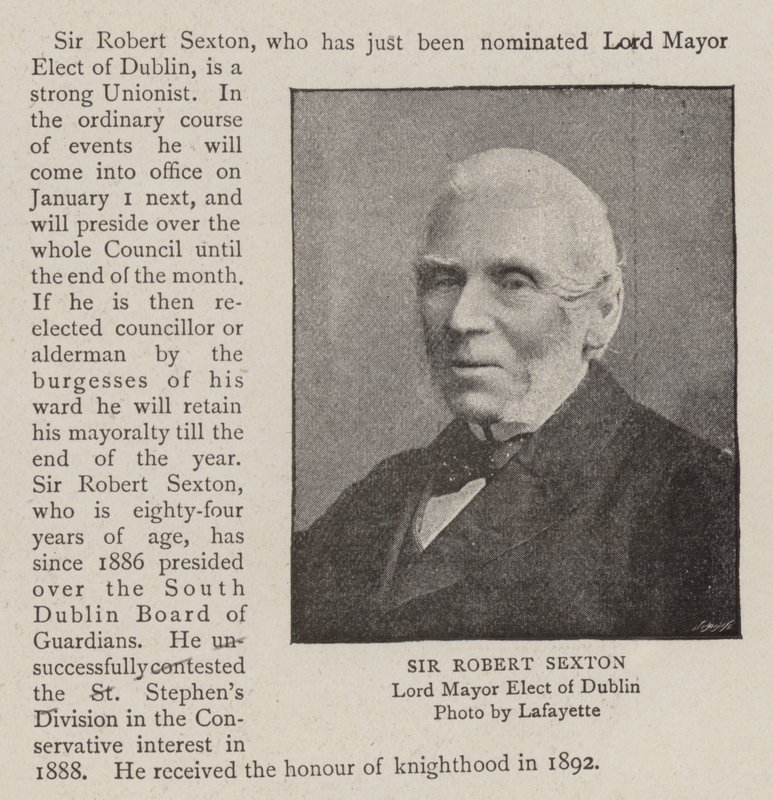 Sir Robert Sexton av English Photographer