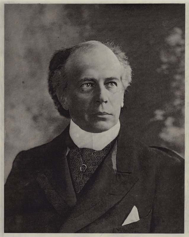 Sir Wilfrid Laurier (s/hvitt bilde) av English Photographer