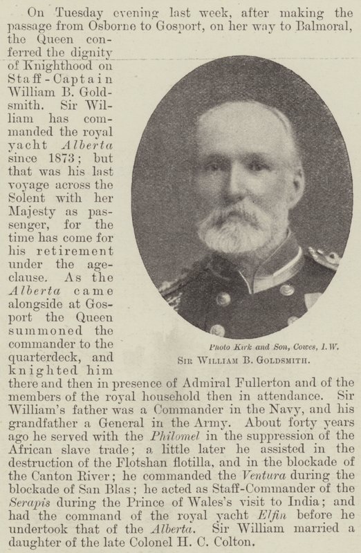 Sir William B Goldsmith av English Photographer