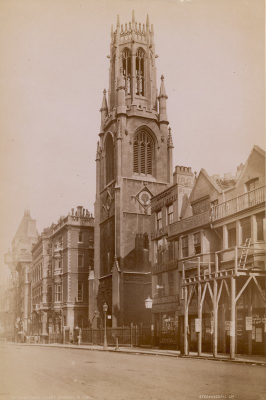 St Dunstans kirke, Fleet Street, London av English Photographer
