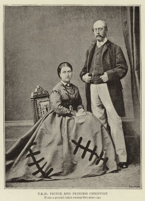 T R H Prins og Prinsesse Christian av English Photographer