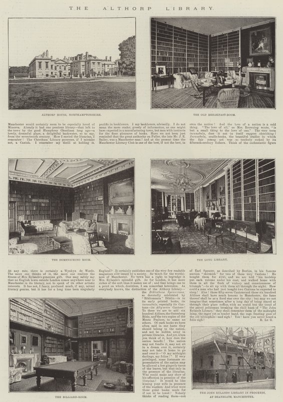 Althorp-biblioteket av English Photographer
