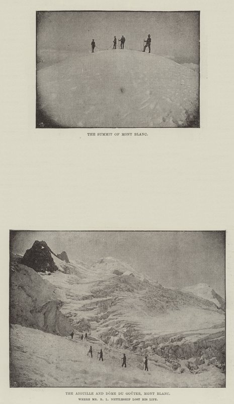 Bestigningen av Mont Blanc av English Photographer