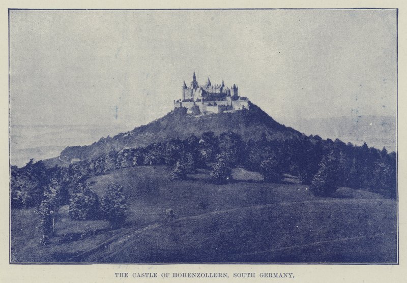 Slottet i Hohenzollern, Sør-Tyskland av English Photographer
