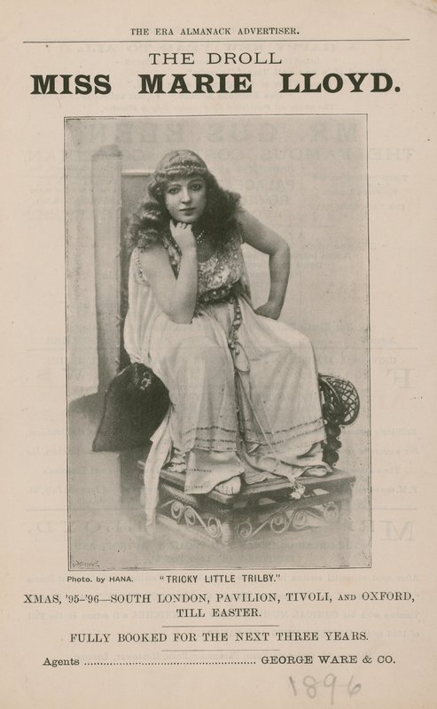 The Droll Miss Marie Lloyd av English Photographer