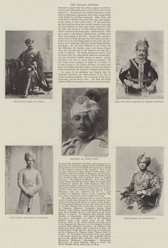 De indiske prinsene av English Photographer
