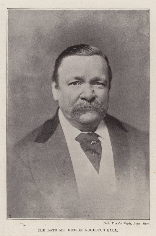 Den avdøde herr George Augustus Sala av English Photographer
