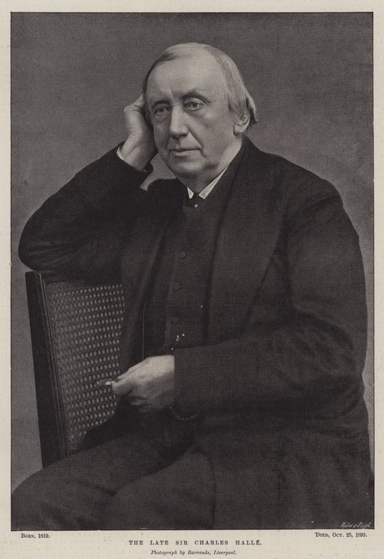 Den avdøde Sir Charles Halle av English Photographer