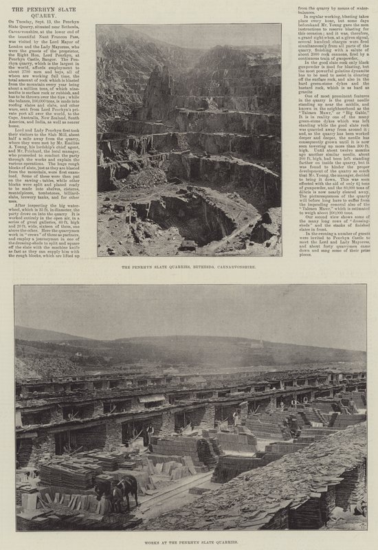 Penrhyn Slate Quarry av English Photographer