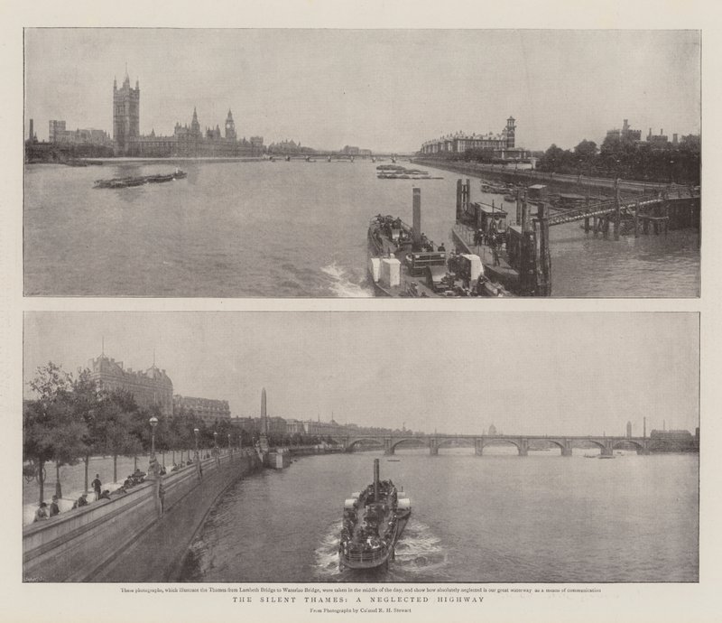 The Silent Thames, en forsømt motorvei av English Photographer
