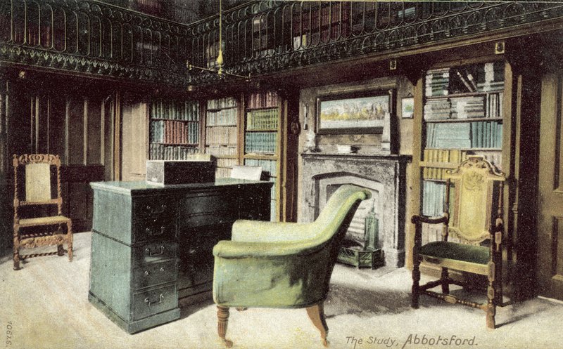 The Study, Abbotsford (fargebilde) av English Photographer