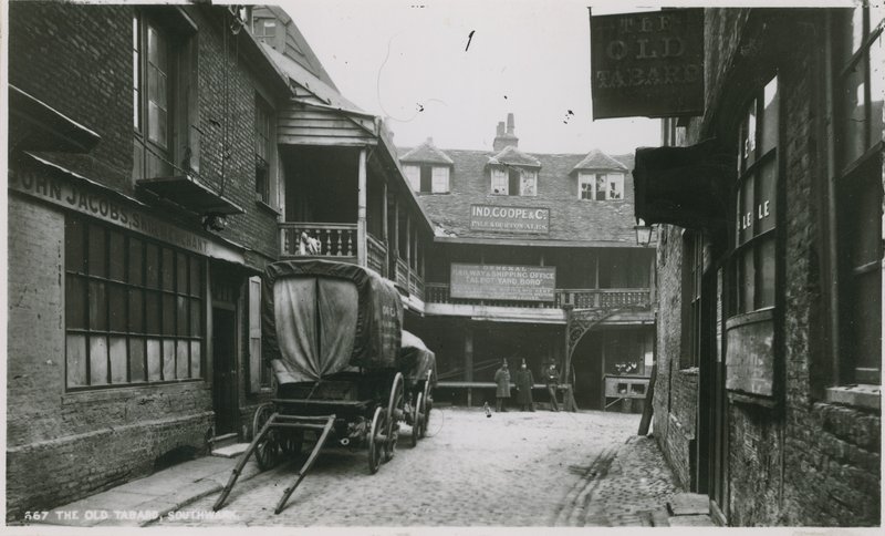 The Tabard Inn, Southwark av English Photographer