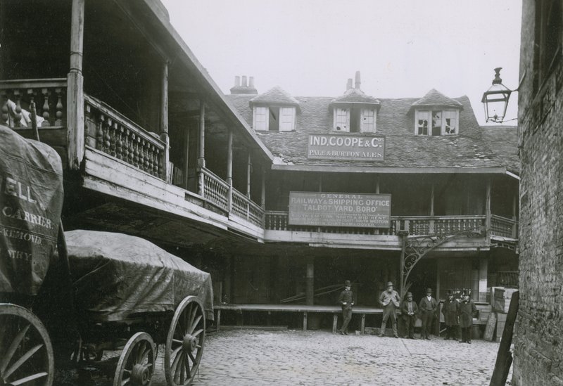 The Tabard Inn, Southwark av English Photographer