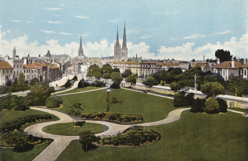 The Three Spires, Coventry av English Photographer