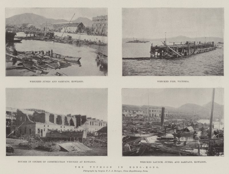 Tyfonen i Hong-Kong av English Photographer