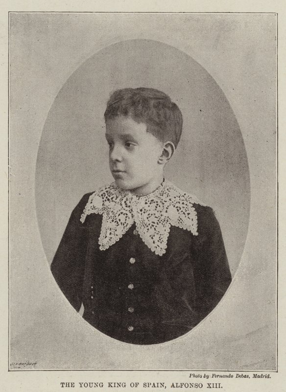 Den unge kongen av Spania, Alfonso XIII av English Photographer