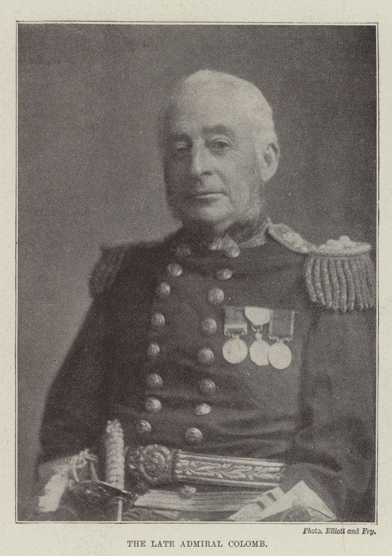Avdøde admiral Colomb av English Photographer