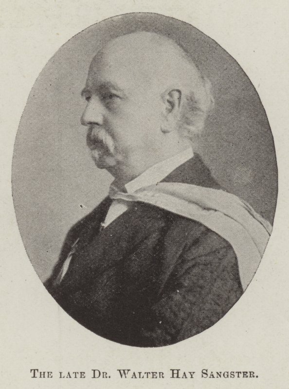 Avdøde Dr Walter Hay Sangster av English Photographer