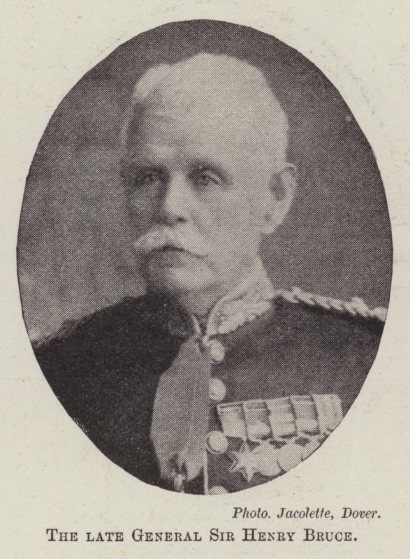 Avdøde general Sir Henry Bruce av English Photographer