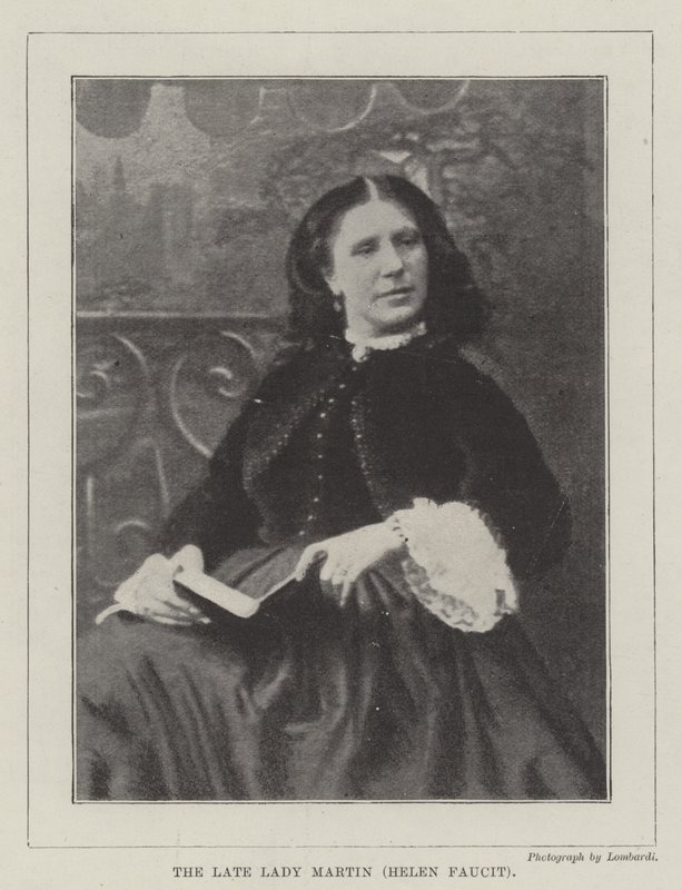 Den avdøde Lady Martin (Helen Faucit) av English Photographer