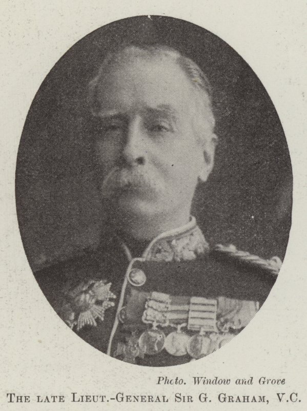 Avdøde generalløytnant Sir G Graham, VC av English Photographer