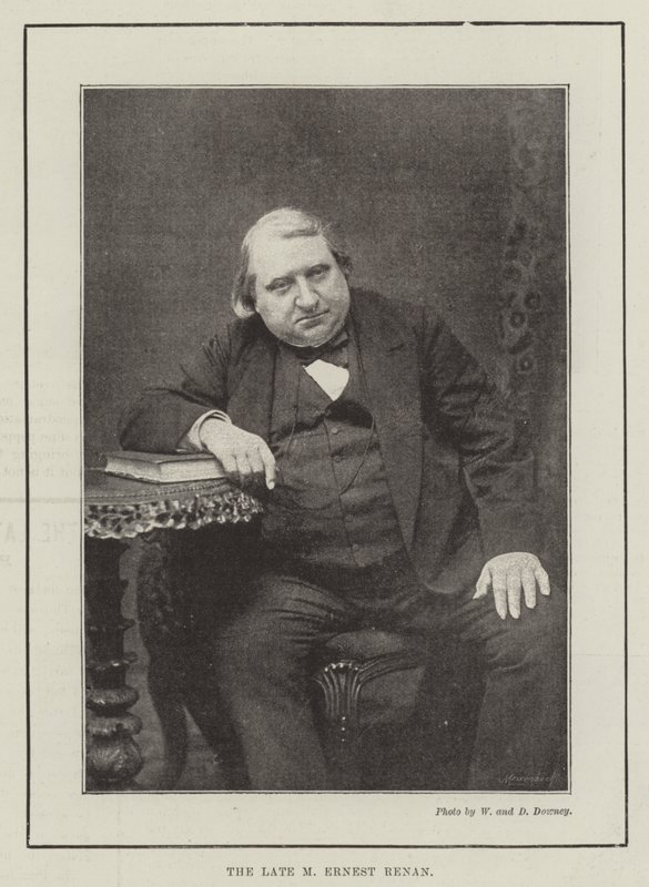 Avdøde M Ernest Renan av English Photographer