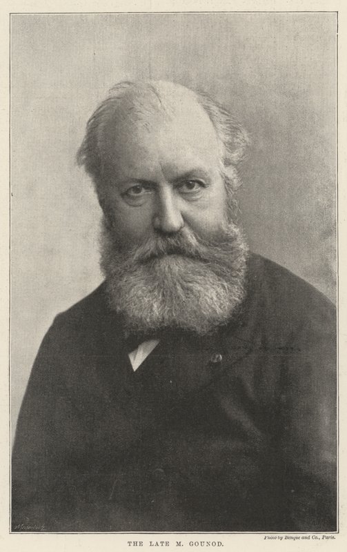 Avdøde M Gounod av English Photographer