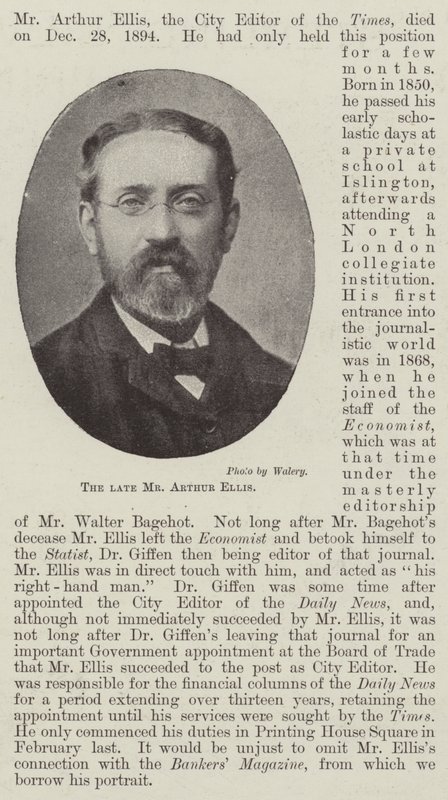 Avdøde herr Arthur Ellis av English Photographer