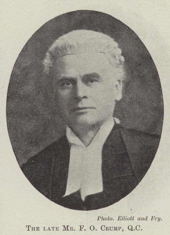 Avdøde Mr F O Crump, QC av English Photographer