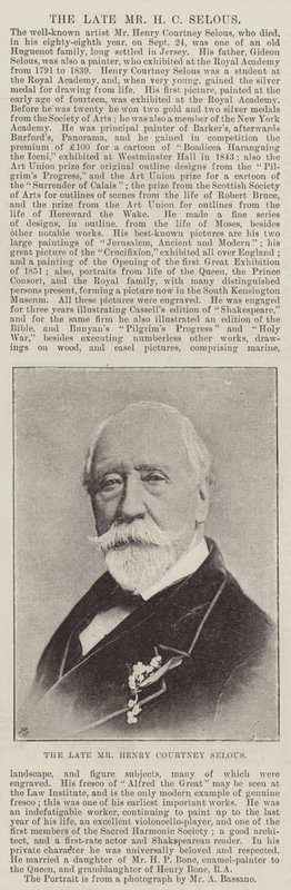 Avdøde Mr Henry Courtney Selous av English Photographer