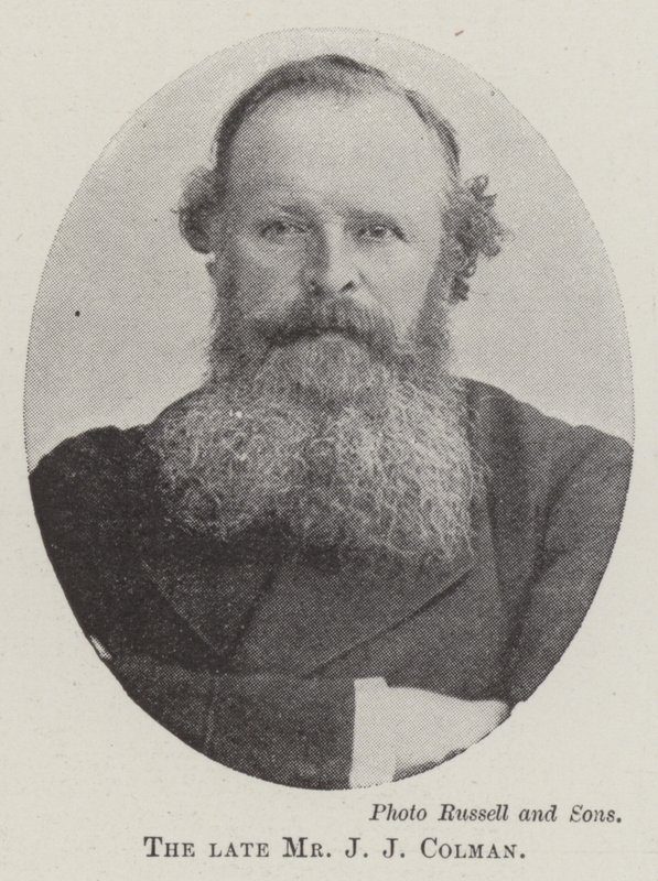 Avdøde Mr J J Colman av English Photographer