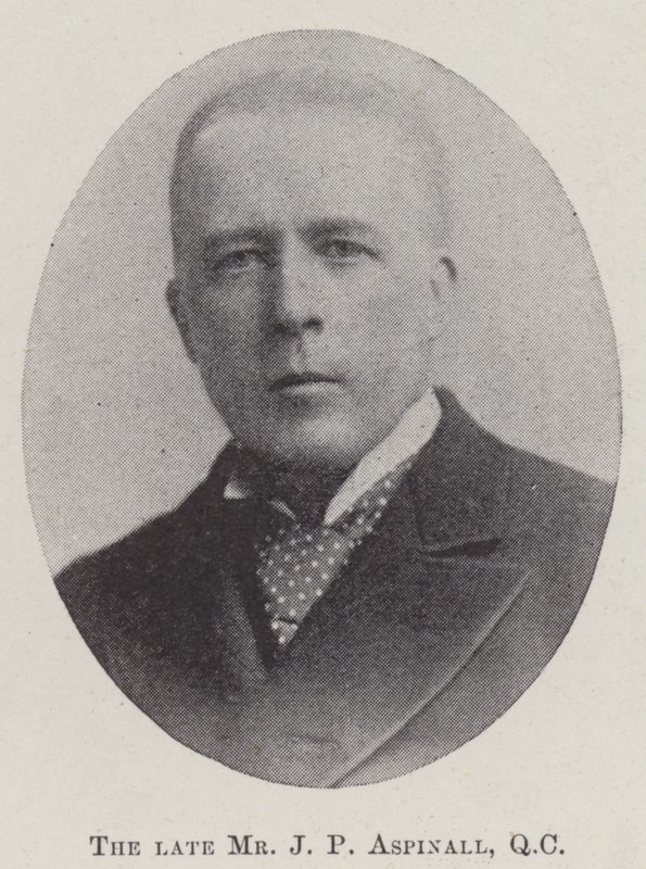 Avdøde Mr J P Aspinall, QC av English Photographer
