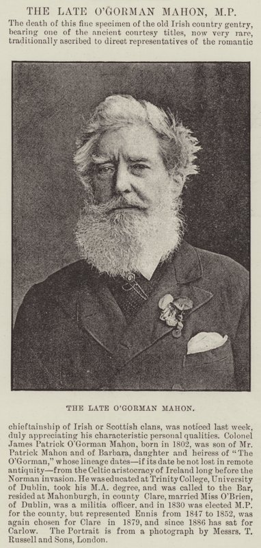 Avdøde OGorman Mahon, MP av English Photographer