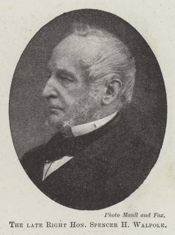Den avdøde høyre ærede Spencer H Walpole av English Photographer