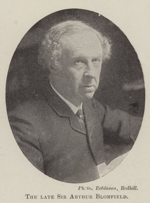Avdøde Sir Arthur Blomfield av English Photographer