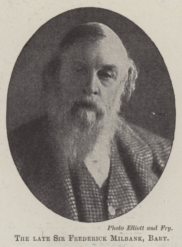 Avdøde Sir Frederick Milbank, Baronet av English Photographer