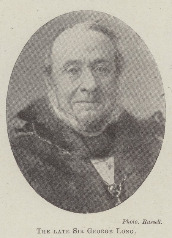 Avdøde Sir George Long av English Photographer
