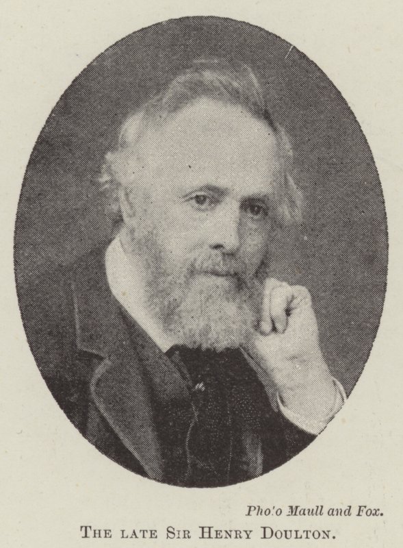 Avdøde Sir Henry Doulton av English Photographer