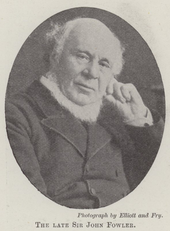 Avdøde Sir John Fowler av English Photographer