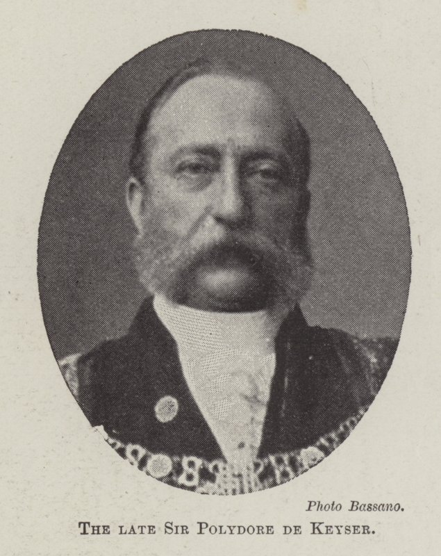 Avdøde Sir Polydore de Keyser av English Photographer