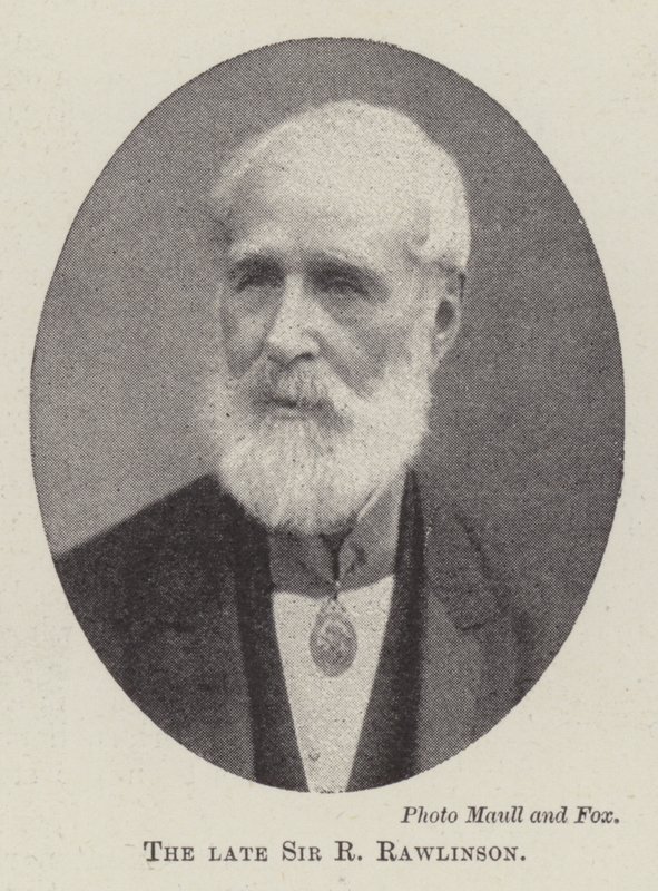 Avdøde Sir R Rawlinson av English Photographer