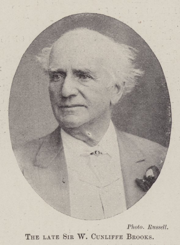Avdøde Sir W Cunliffe Brooks av English Photographer
