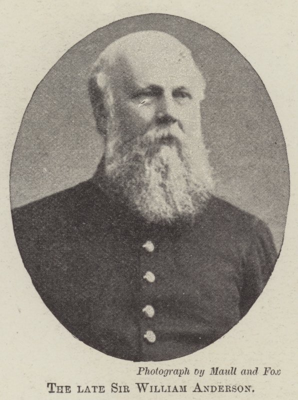 Avdøde Sir William Anderson av English Photographer
