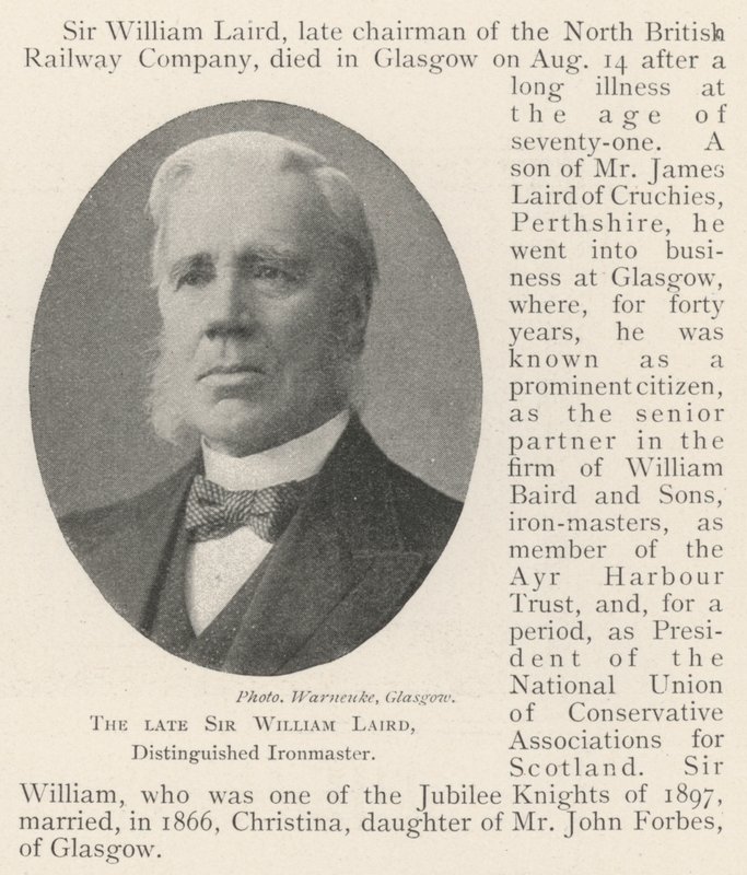 Avdøde Sir William Laird, Distinguished Ironmaster av English Photographer