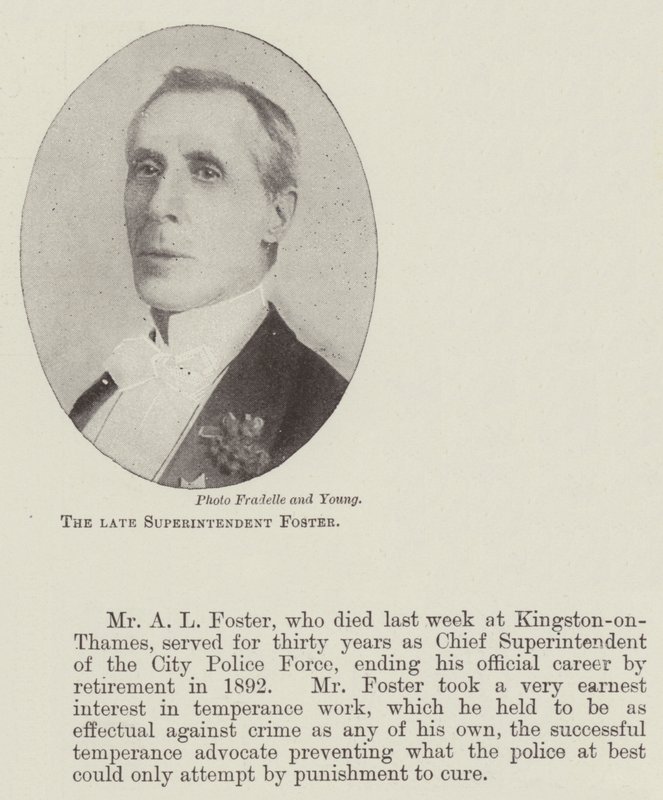 Avdøde superintendent Foster av English Photographer