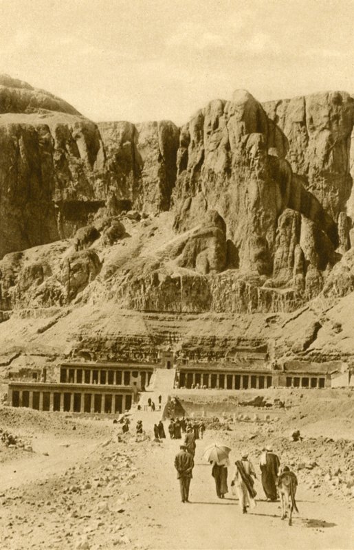 Thebes (s/hvitt bilde) av English Photographer