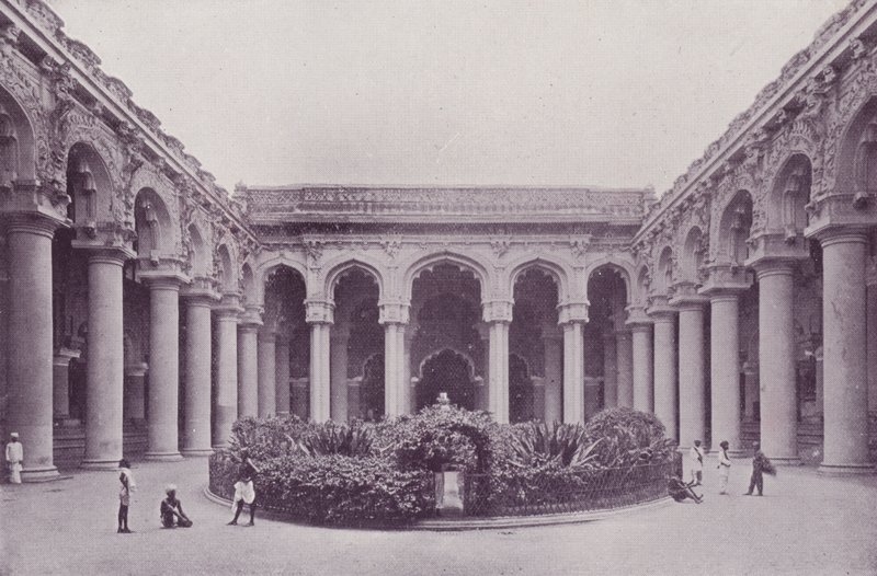 Thirumalai Nayak-palasset, Madurai av English Photographer