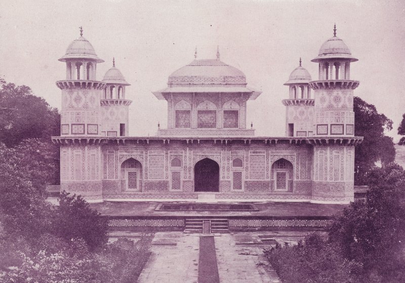 Graven til Itmad-ud-Dowlah, Agra av English Photographer