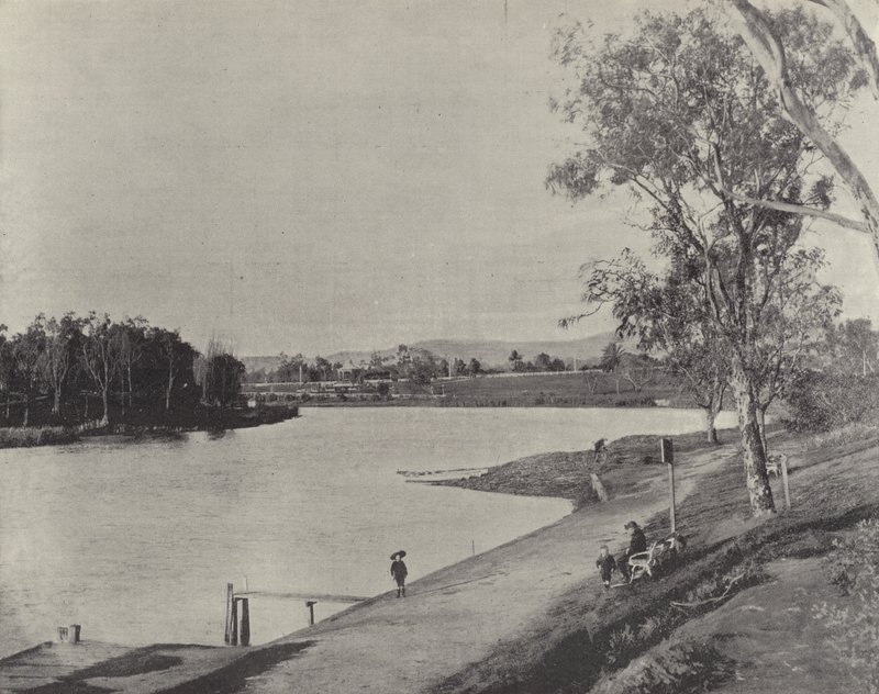Torrens Lake, Adelaide av English Photographer